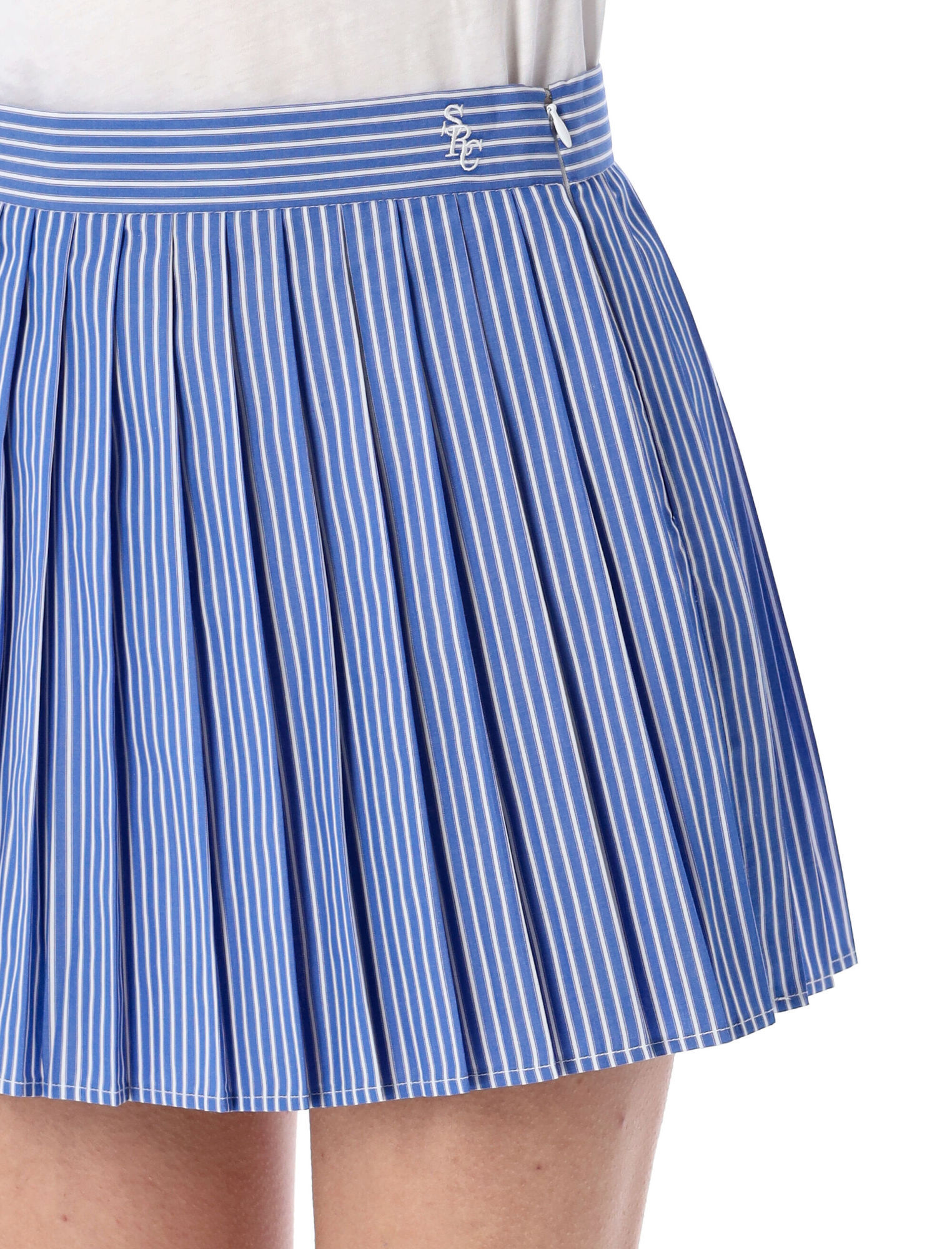 Shop Sporty And Rich Src Anae Skirt In Blue