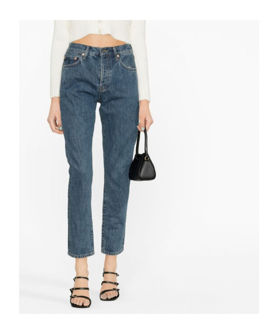 Wardrobe.nyc Belt-loop Jeans In Blue