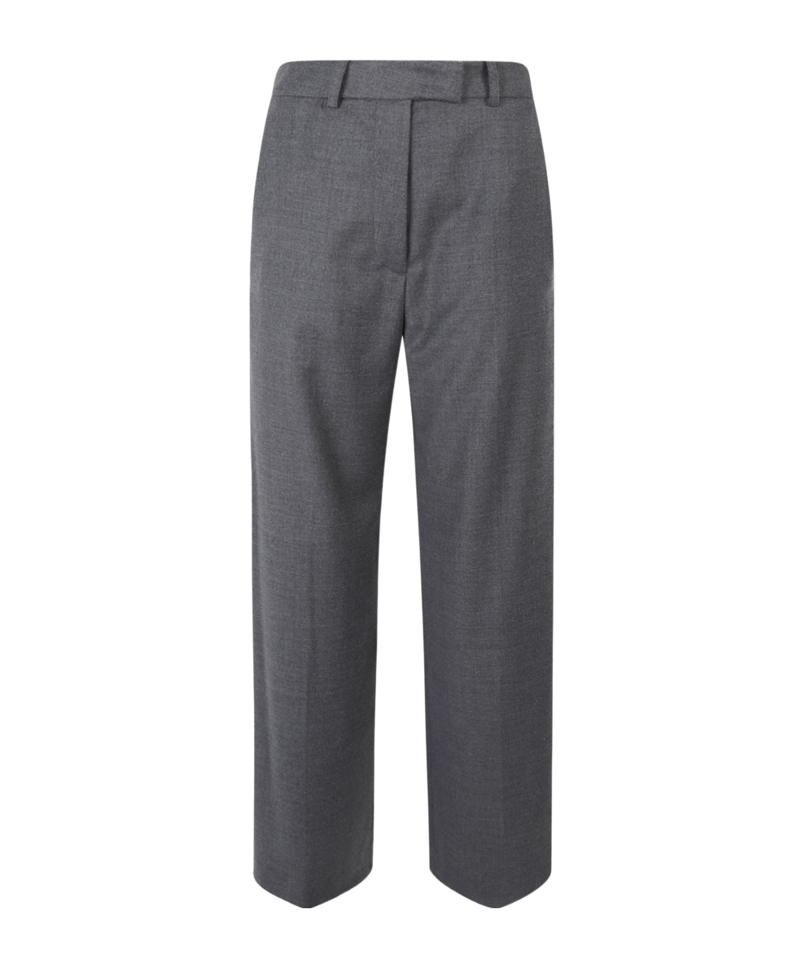 The Frankie Shop Straight-leg Casual Pants In Gray