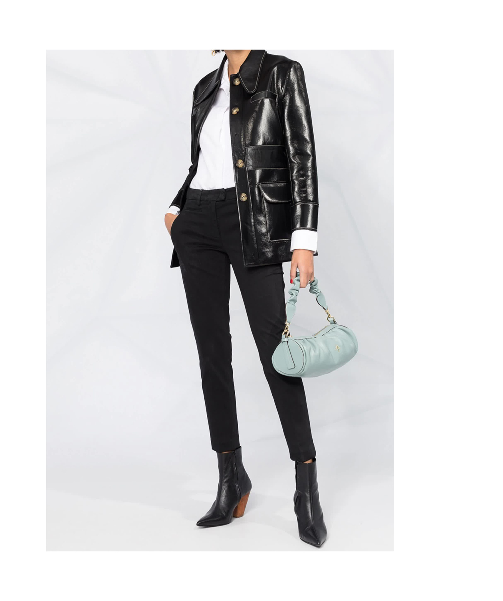 Dondup Belt Loop Casual Pants In Black
