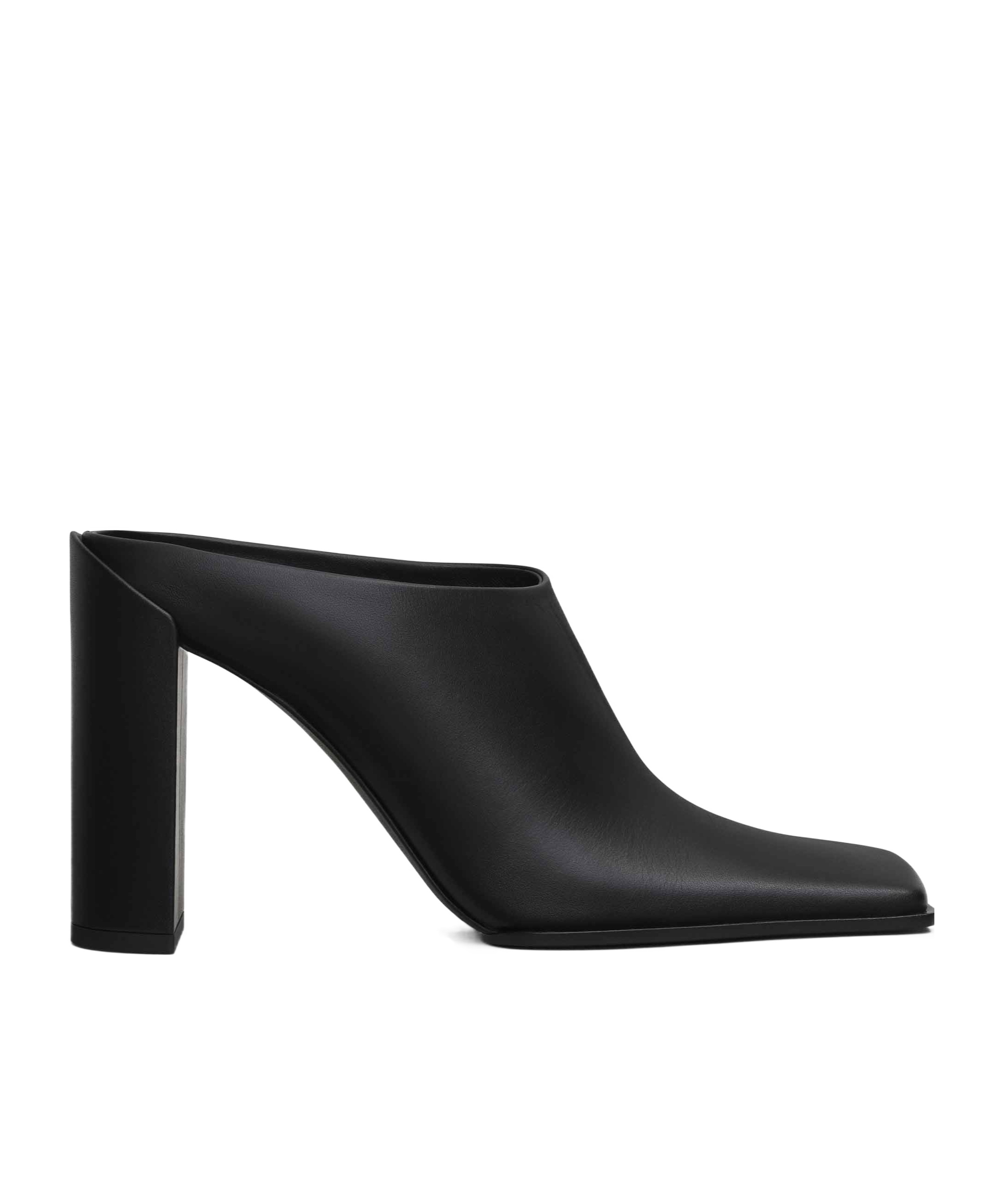 Alaïa Chunky Heel Mules In Black