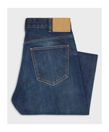 Celine Belt-loop Jeans In Blue