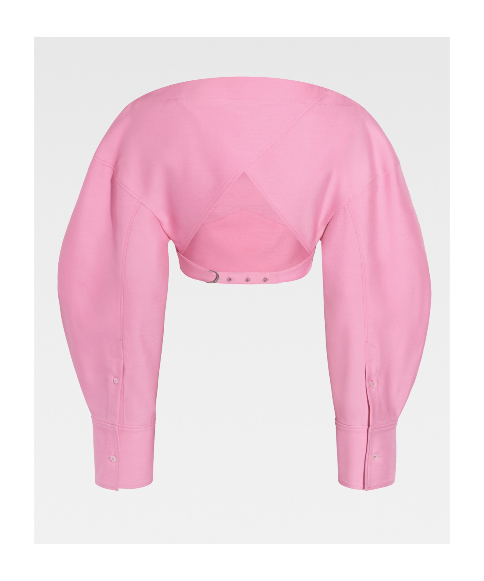 Jacquemus Le Haut Casaco Hollowed Out Blouse In Pink