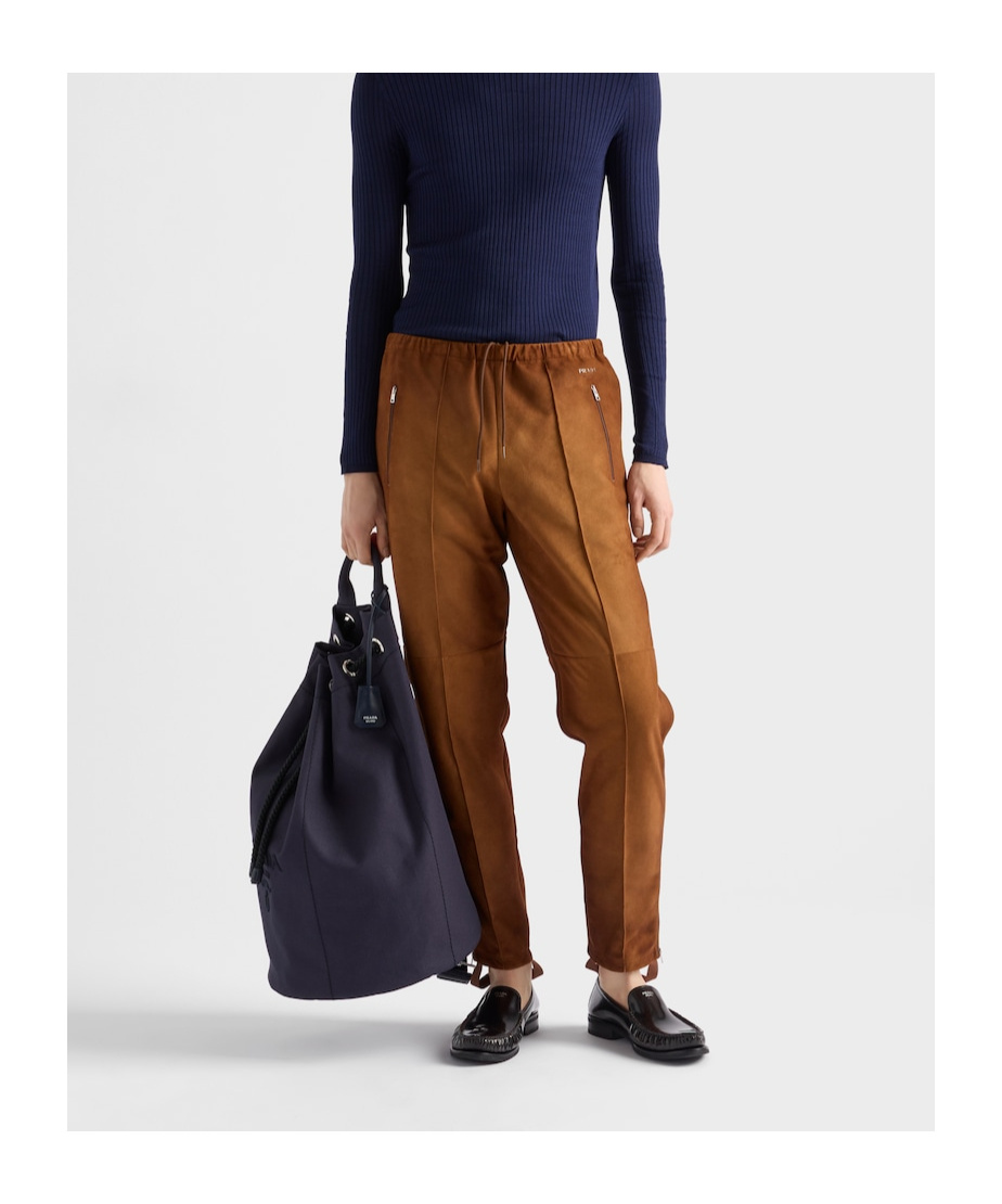 Prada Suede Trousers
