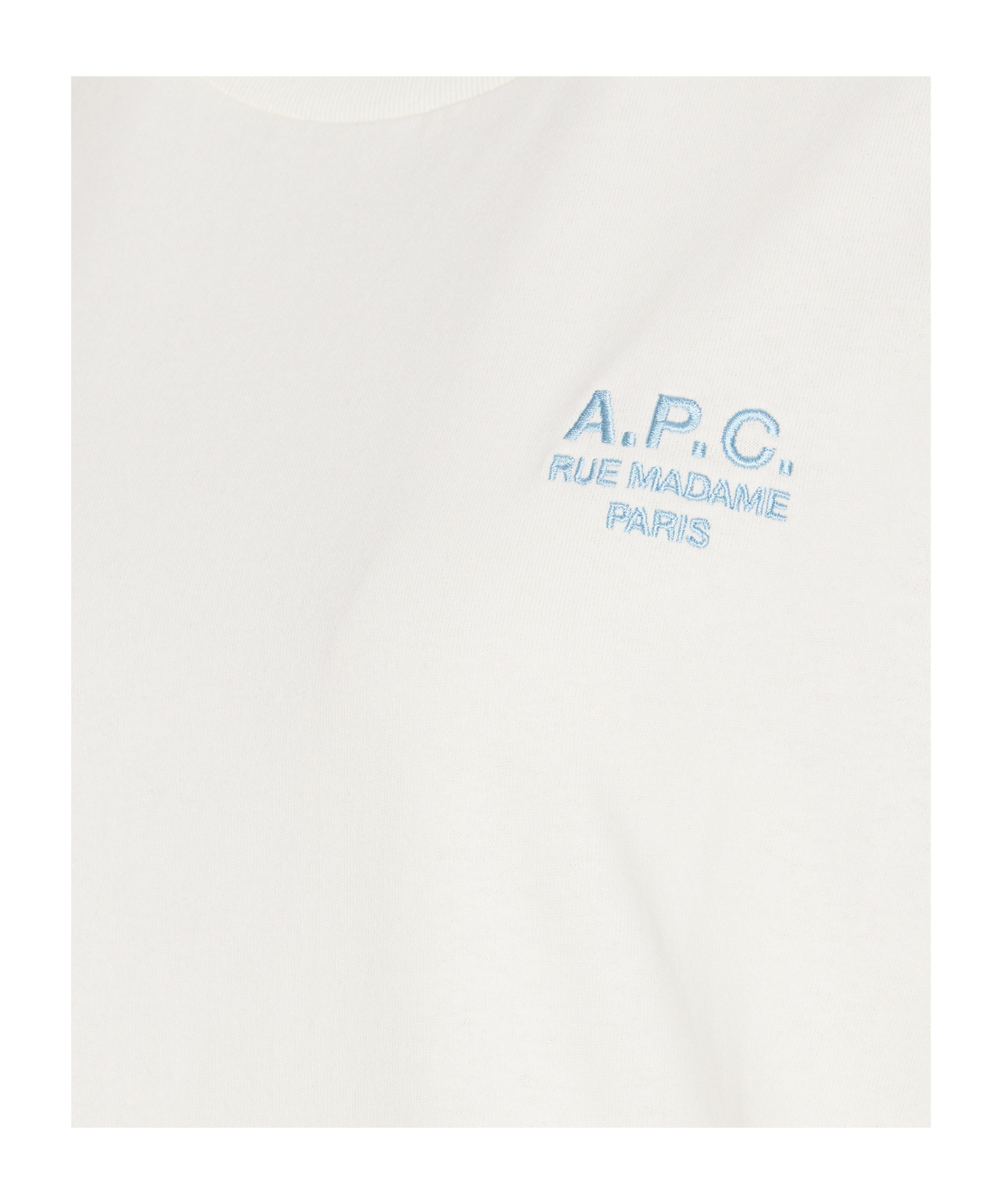 Apc Raymond T-shirt Men Black In Cotton In White
