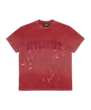 Dsquared2 Crew Neck T-shirt In Red