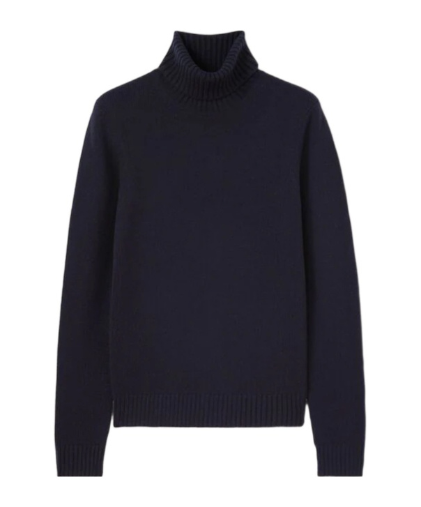 Loro Piana Roll Neck Long Sleeved Jumper In Black