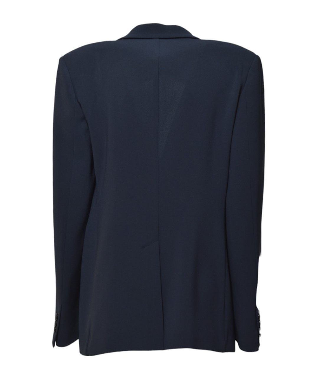 Aspesi Single Breasted Jacket In Midnight Blue Cady