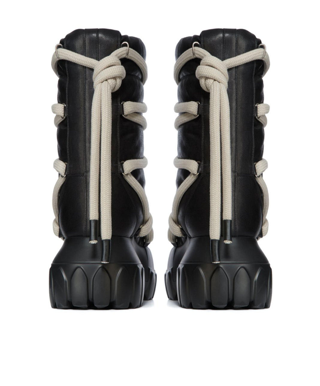 Rick Owens Round-toed Ankle Boots In Black
