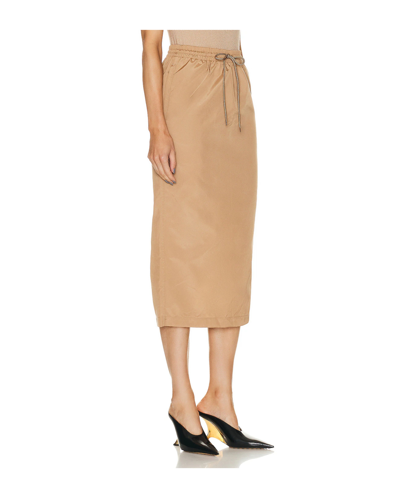 WARDROBE.NYC DRAWSTRING WAIST SKIRT