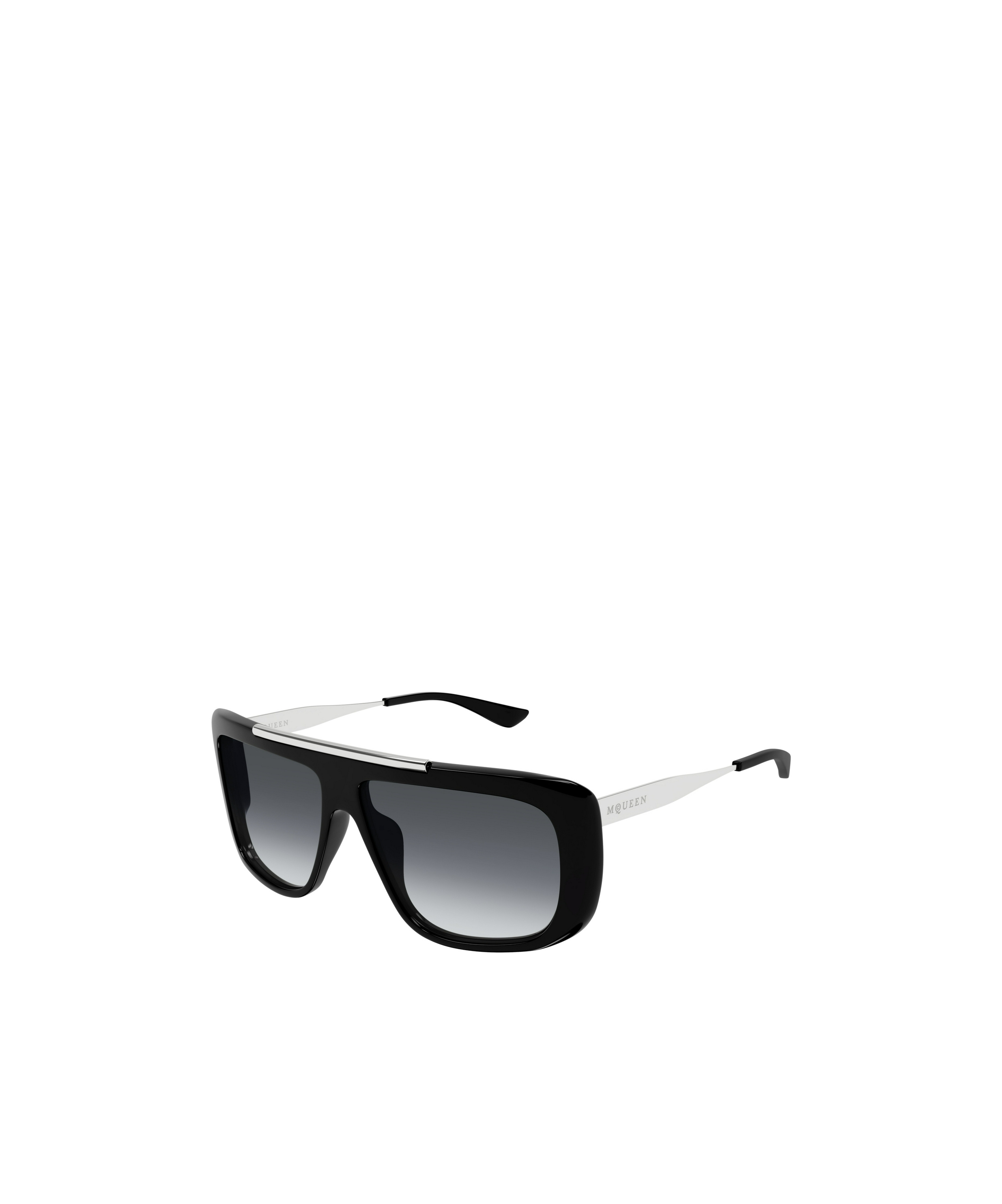 Alexander Mcqueen Eyewear Pilot Frame Sunglasses In Black