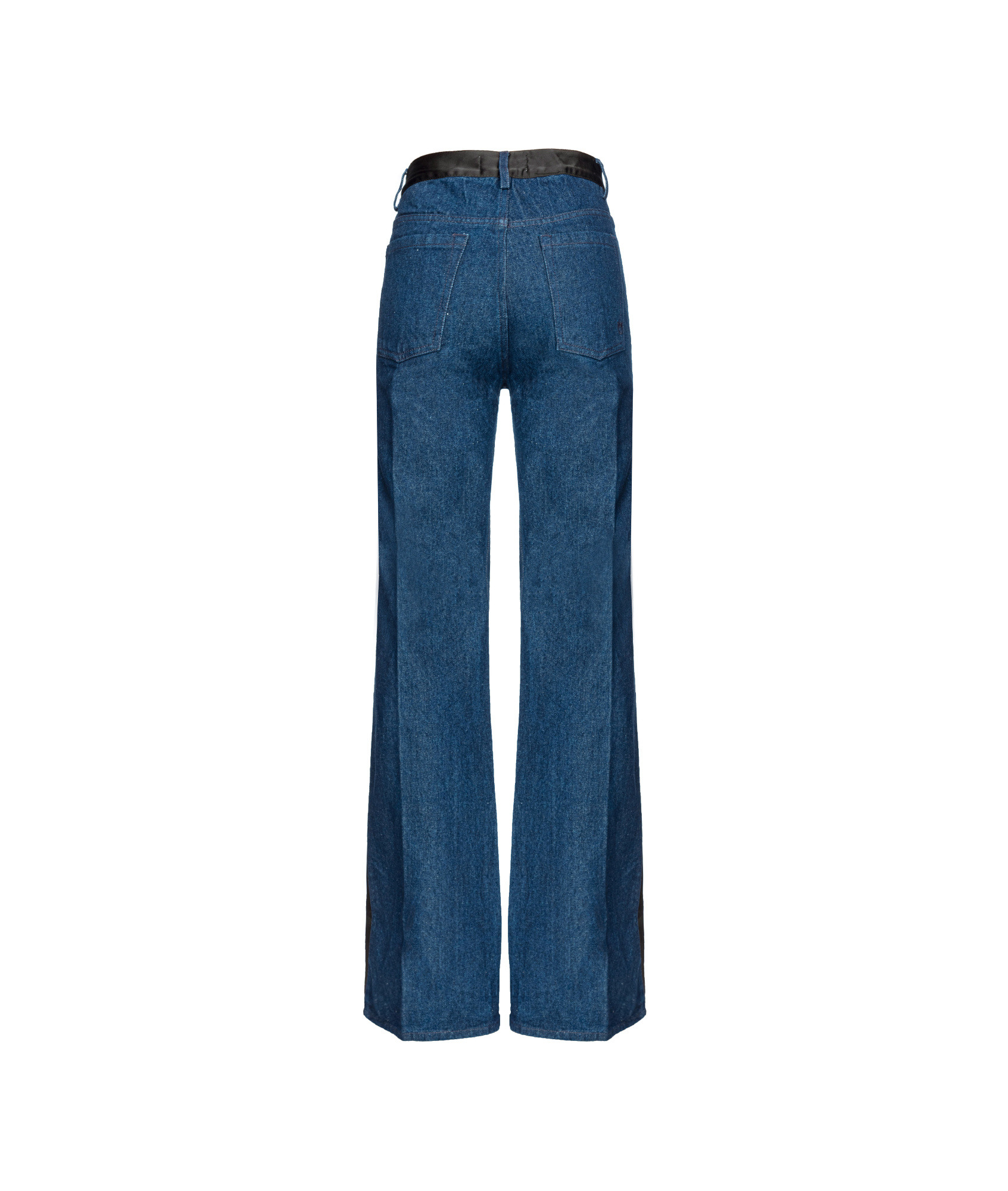 Pinko Belt Loop Jeans In Blue