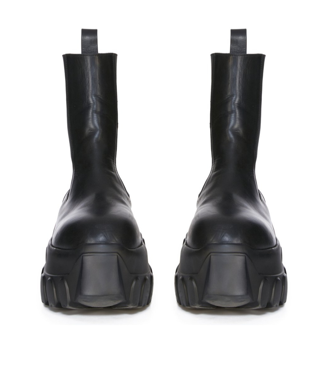Shop Rick Owens Beatle Mega Tractor Boots In Black