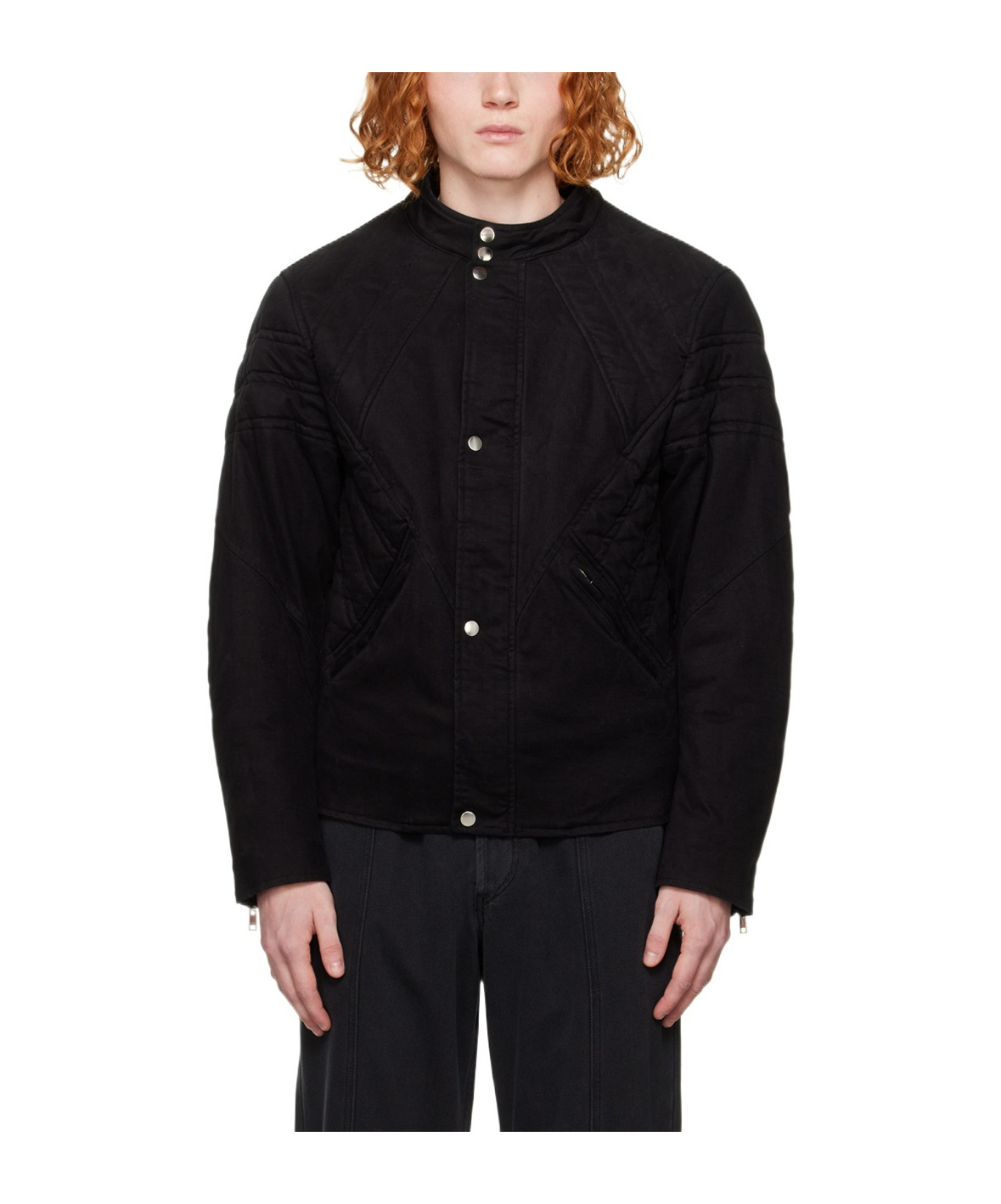 Isabel Marant Haspar Quilted Cotton Suit In Black