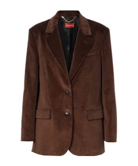 Altuzarra Jules Cotton Corduroy Blazer In Brown