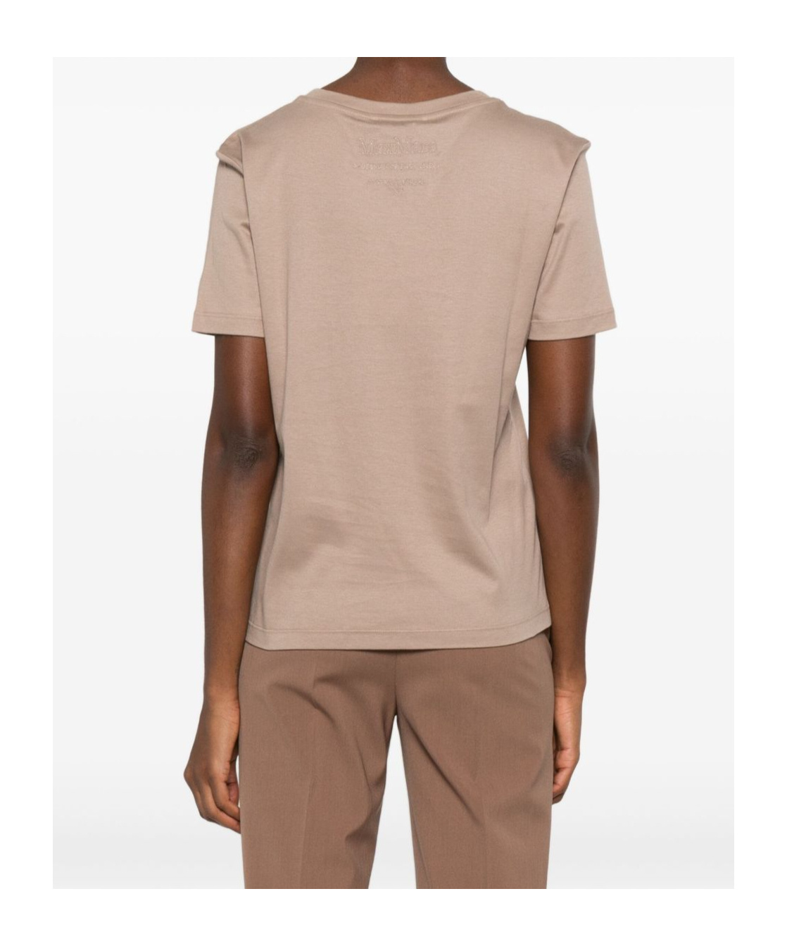 Max Mara Short-sleeved T-shirt In Neutral