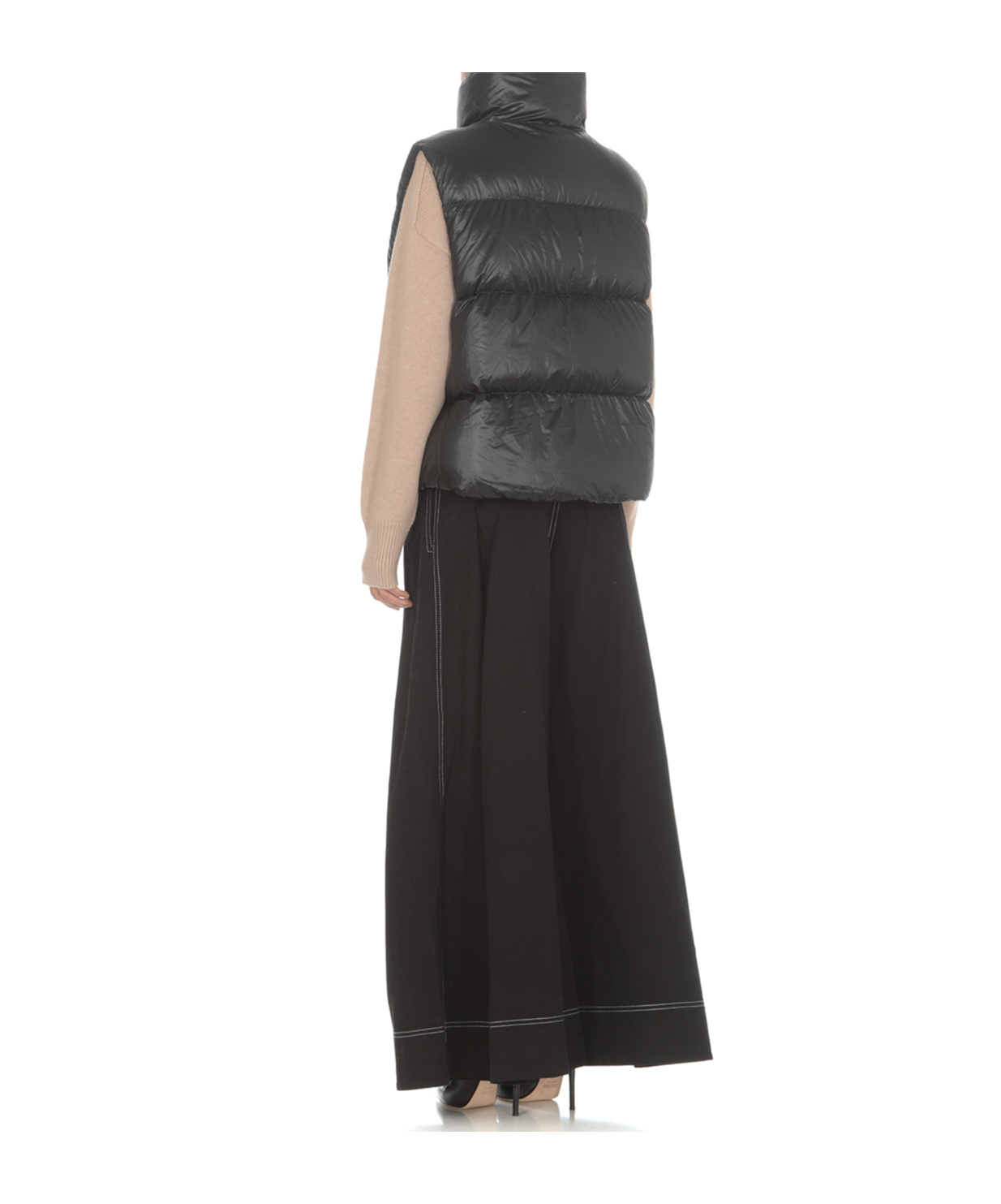Canada Goose Logo-patch Padded Gilet In Black