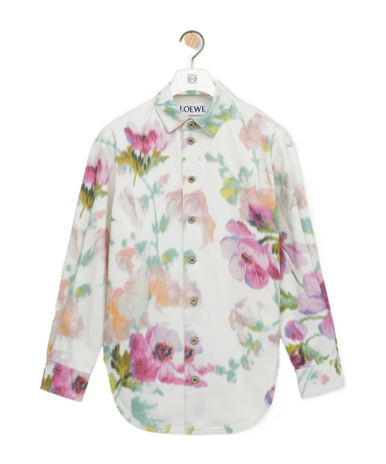 Loewe Overshirt In Denim