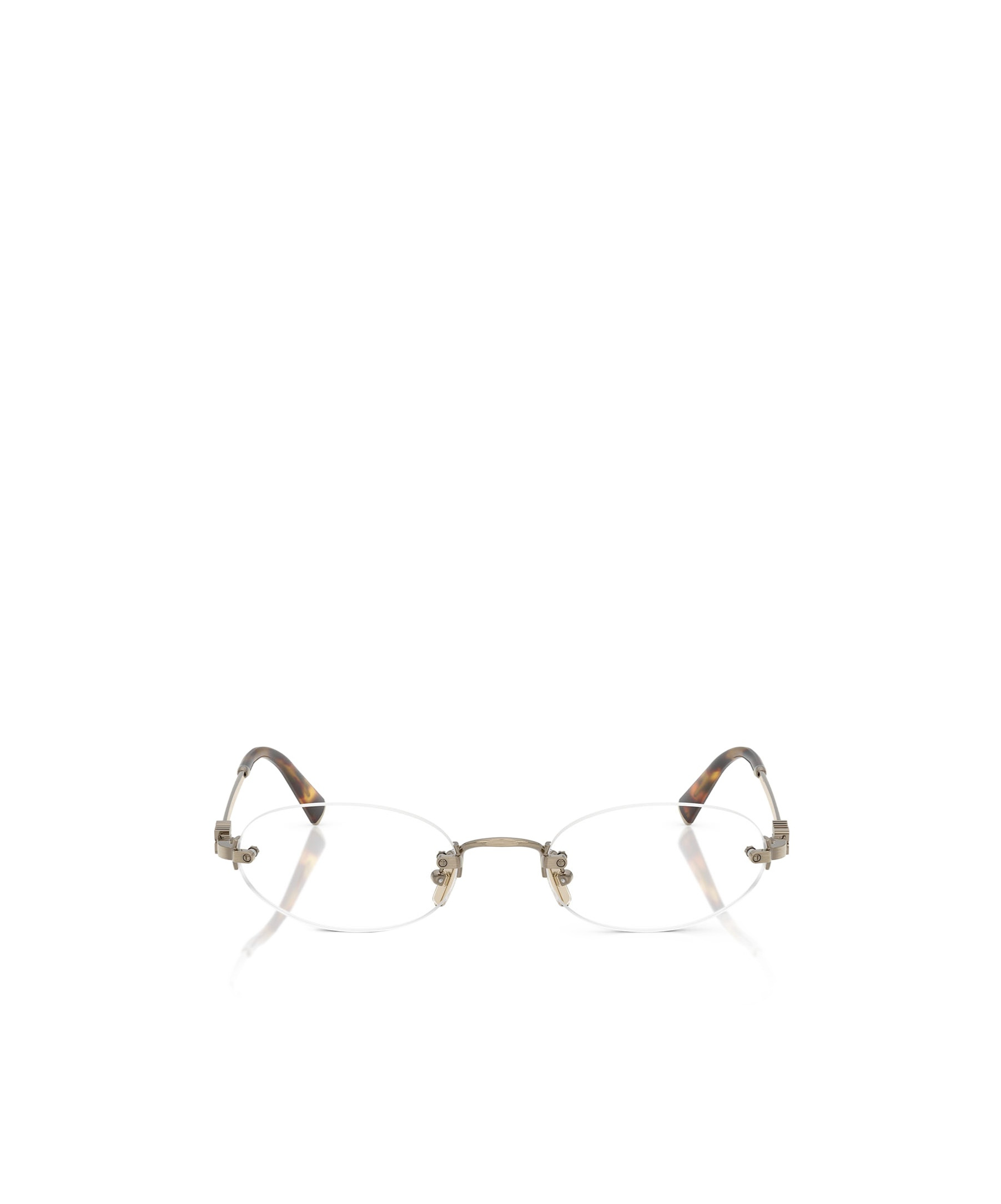 Miu Miu Frameless Plain Mirror In White