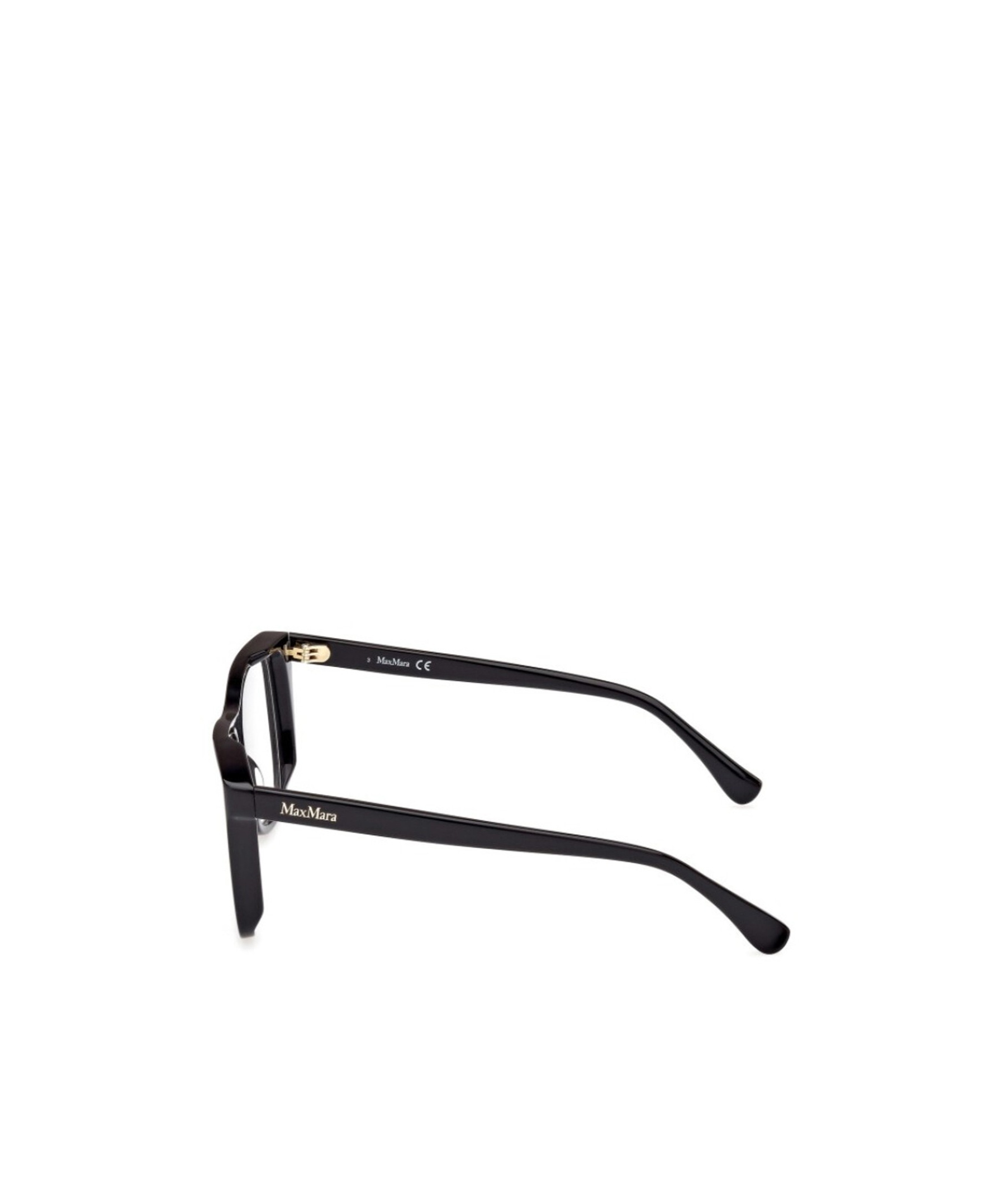 Max Mara Logo Flat Mirror In Black