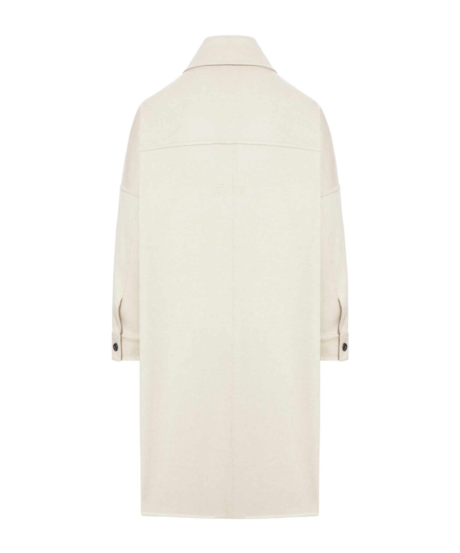 Max Mara Pepaia Wool-cashmere Coat In White