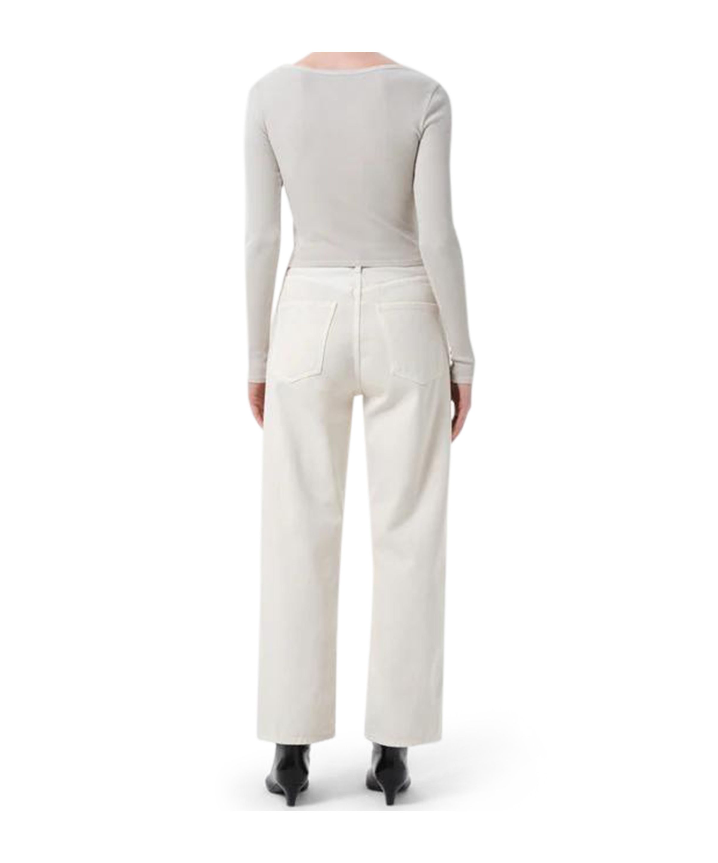Agolde Straight-leg Jeans In White
