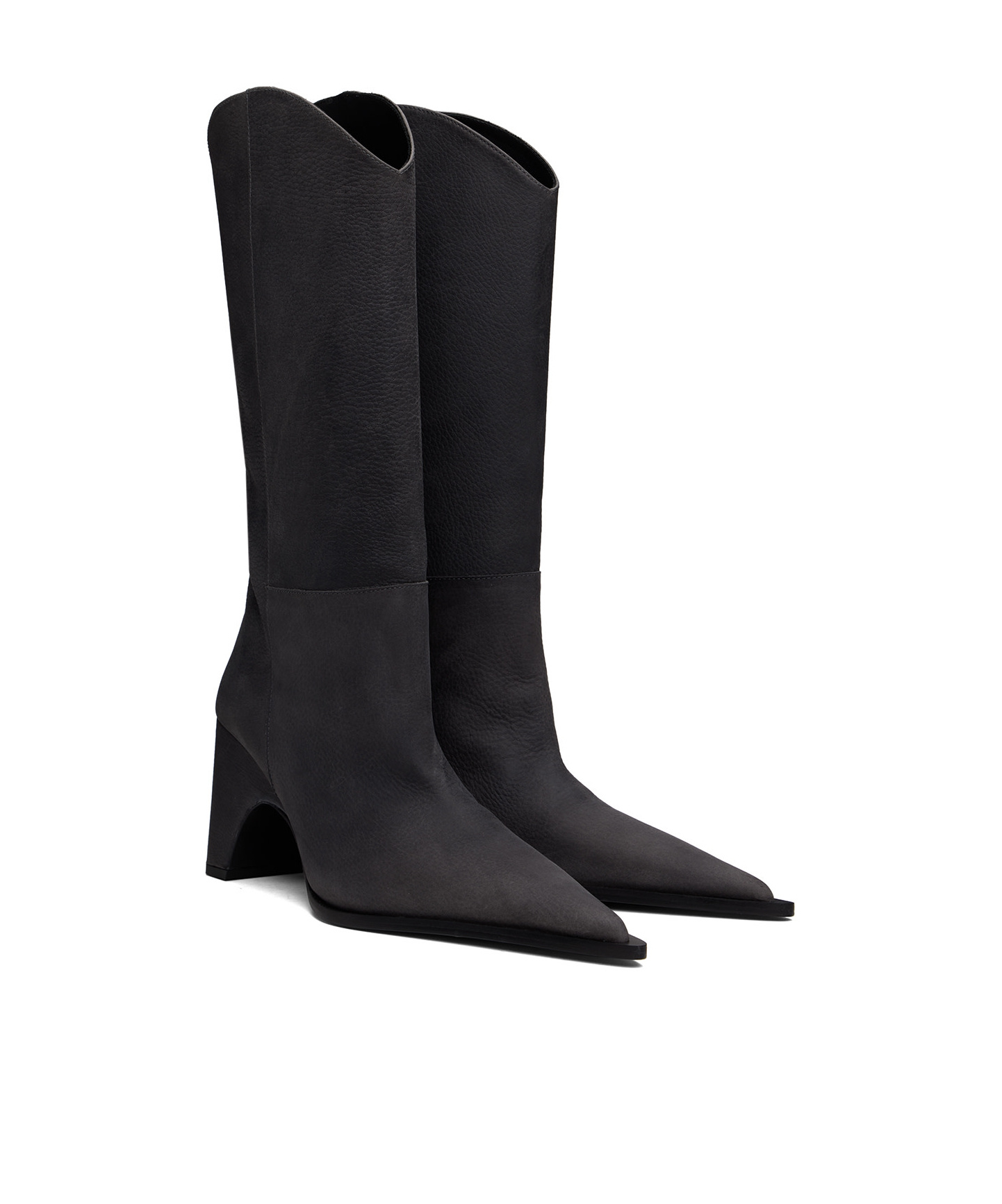 Shop Coperni Pointed Boots In Black