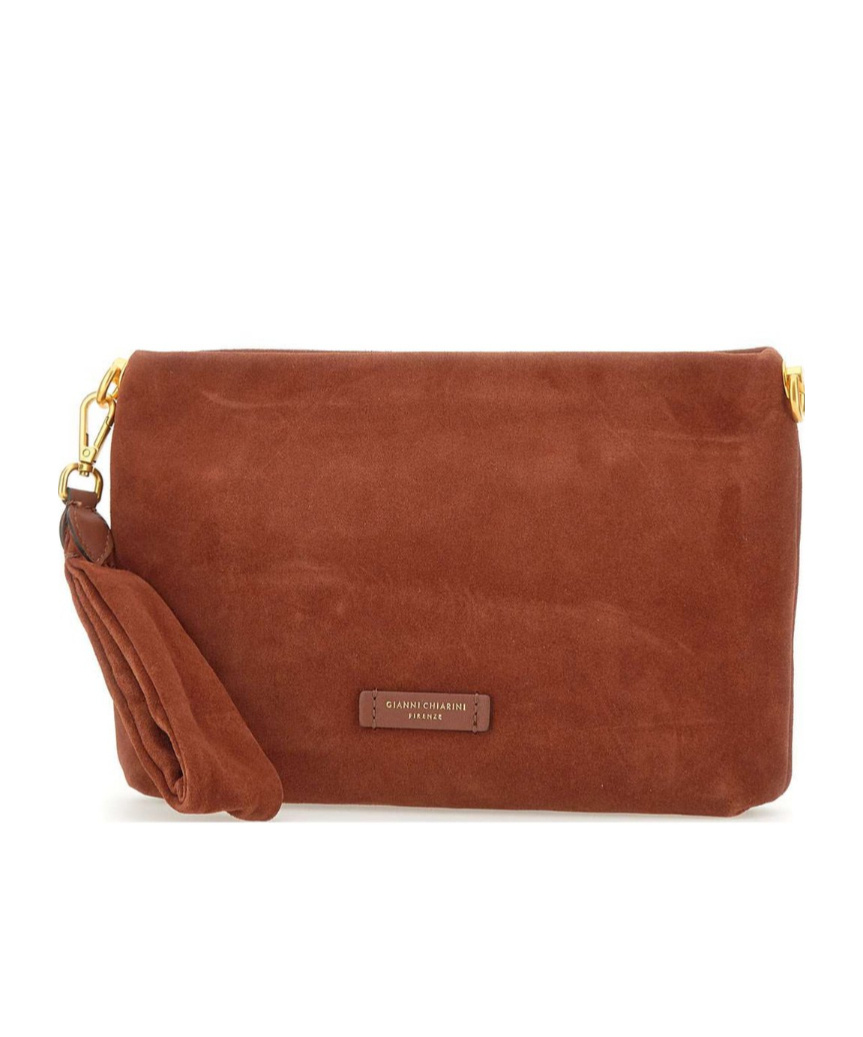 Gianni Chiarini Logo Patch Zipped Clutch Bag