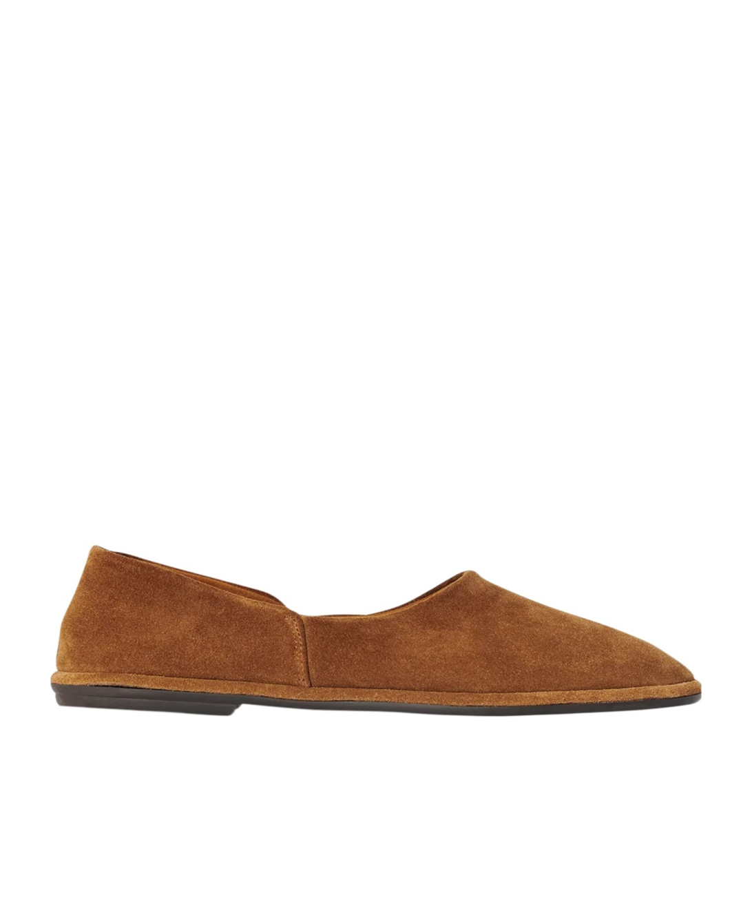 The Row Canal Slip On Loafers In Brown