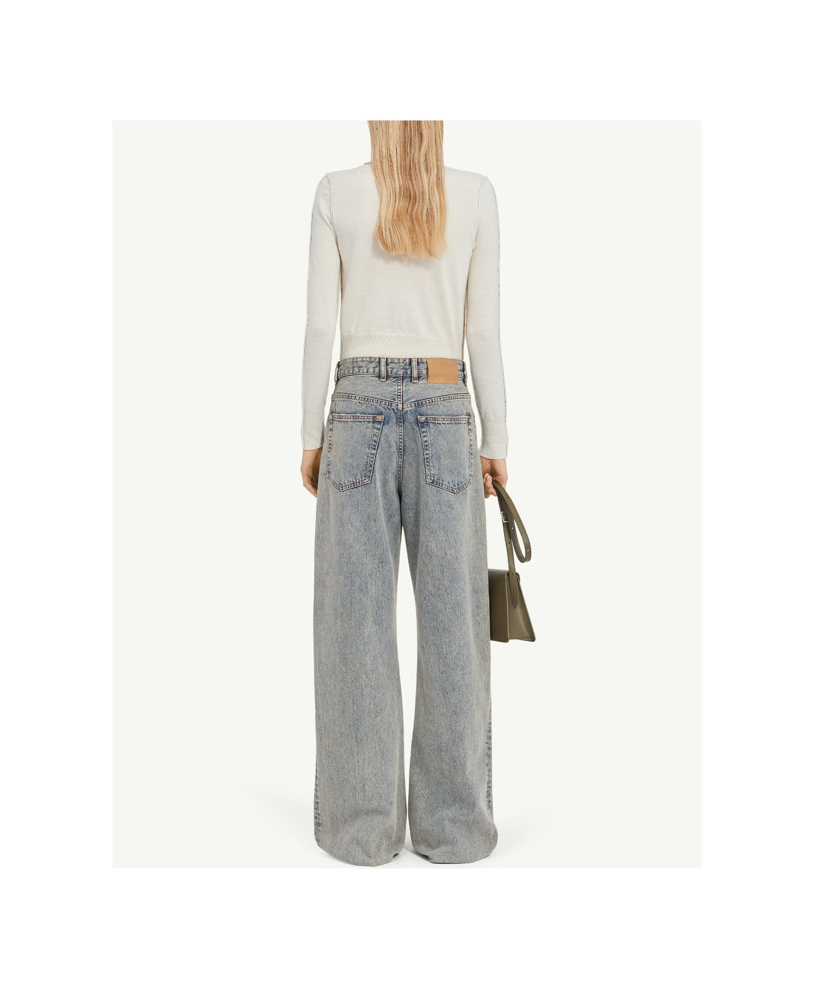 Mm6 Maison Margiela Maison Margiela 5 Pockets Pants In Light Blue In Gray