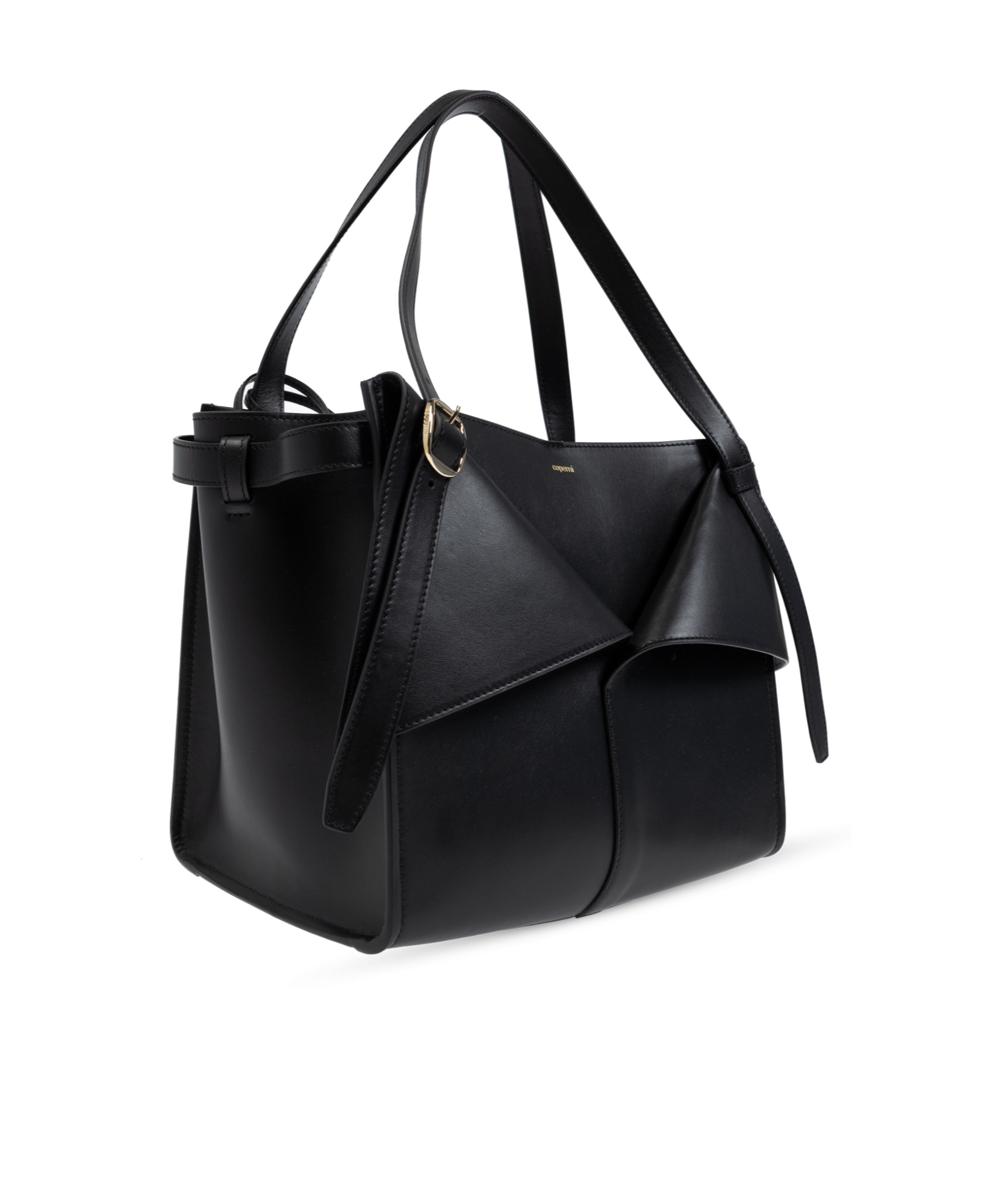 Coperni Folded-detail Shoulder Bag In Black