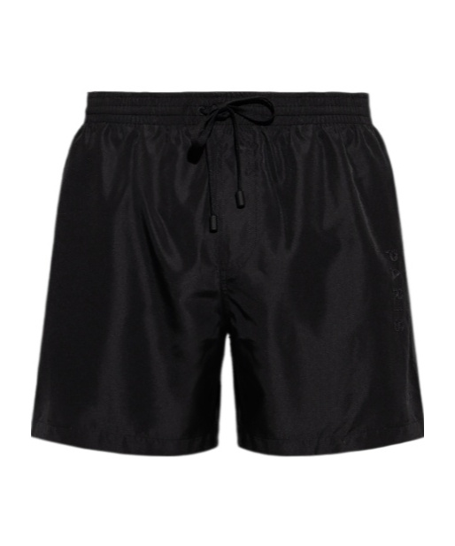 Shop Balmain Logo-appliqué Swim Shorts In Black