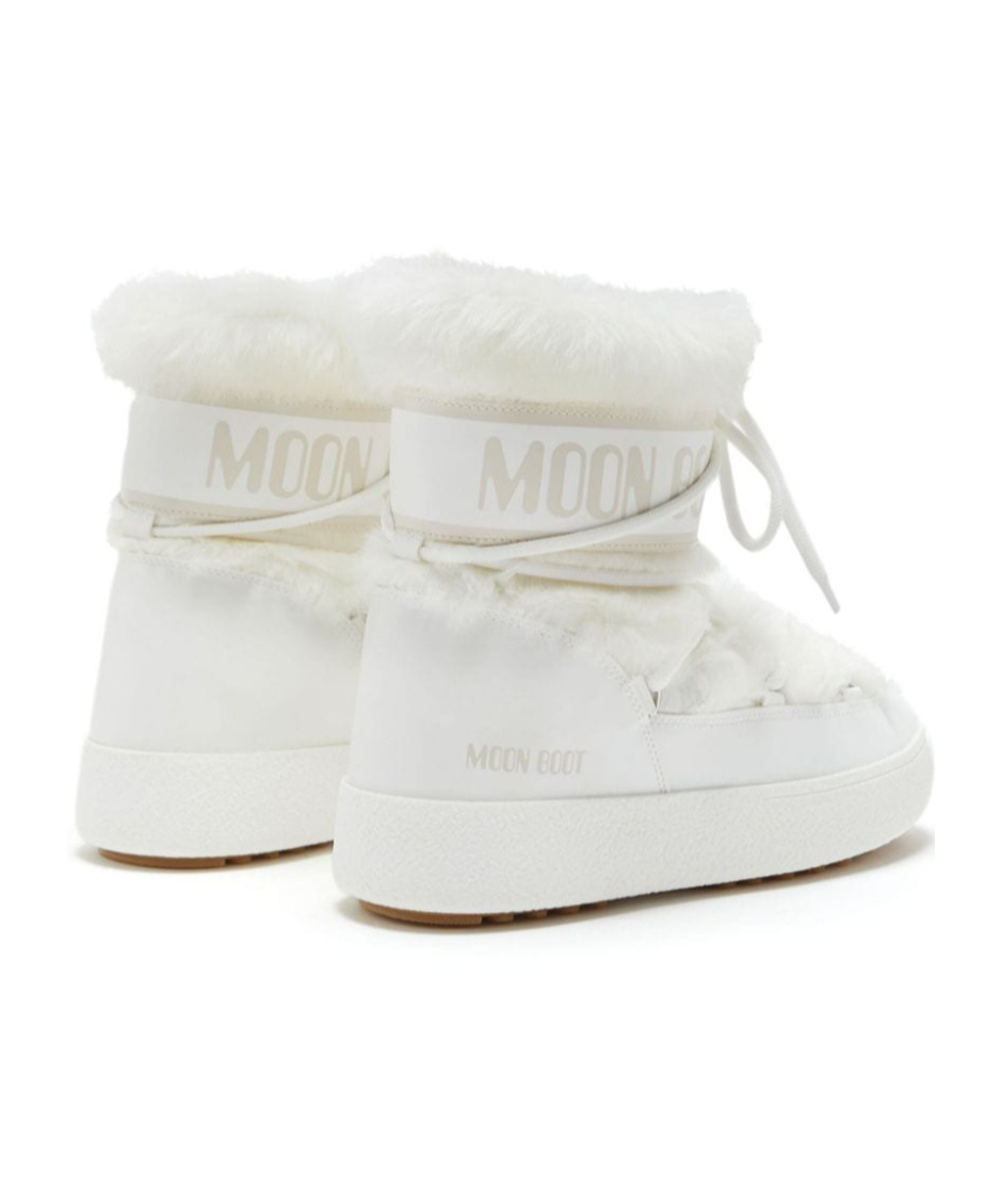 Moon Boot Mb Track Lace-up Boots In White