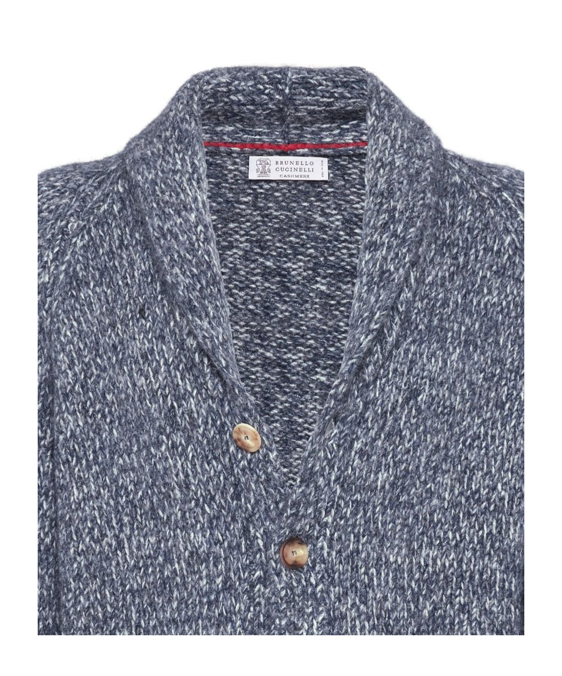 Brunello Cucinelli V-necked Cardigan Wool Shawl Lapels In Gray