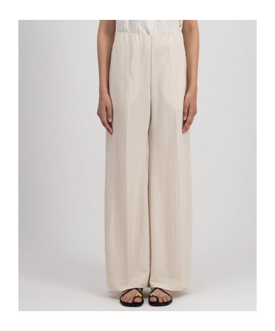 HARRIS WHARF LONDON FLARED TROUSERS