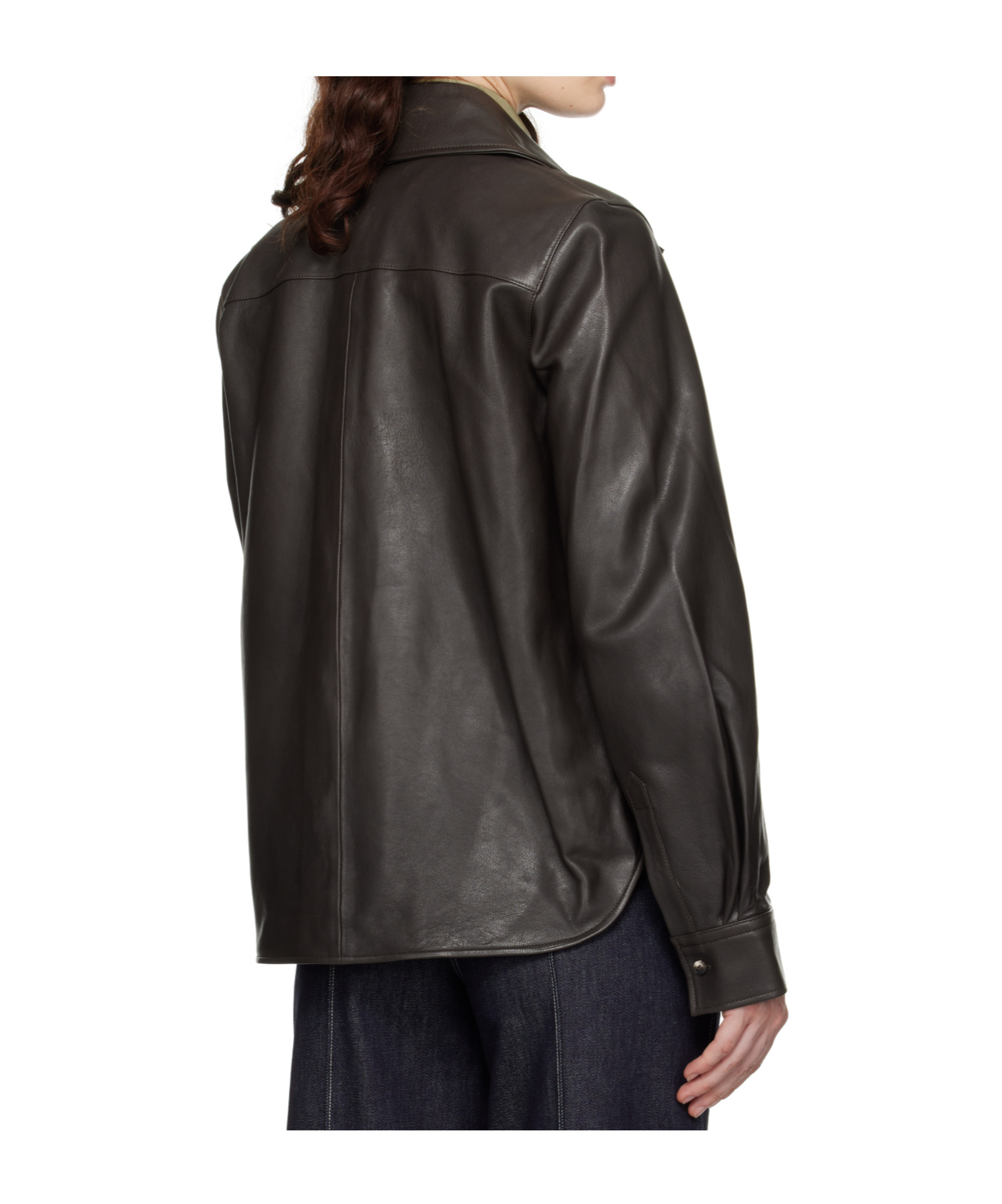 Co Shirt Jacket In Brown