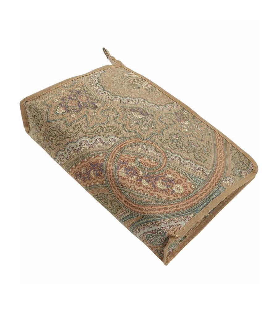 Etro Zippered Clutch In Brown