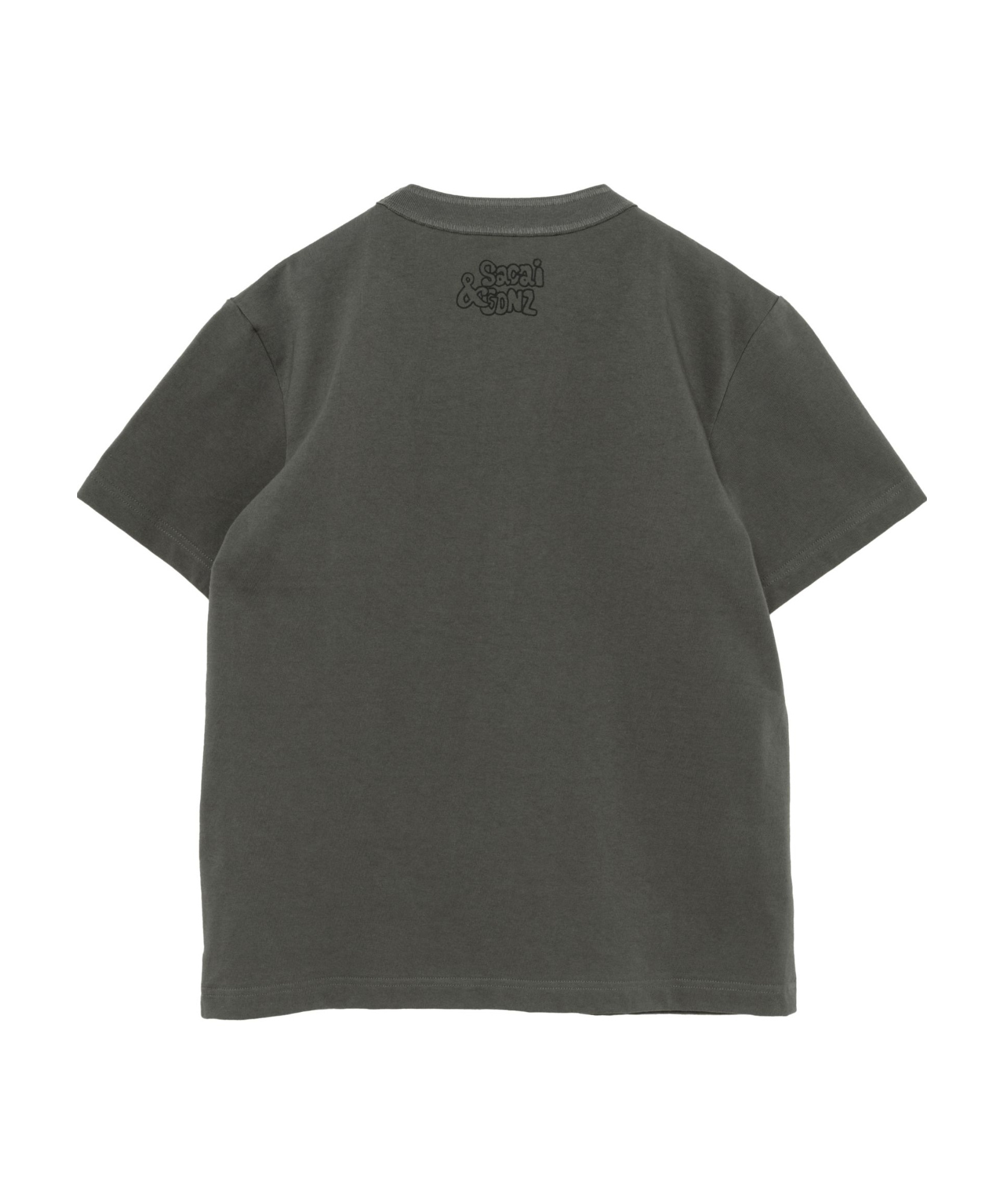 Shop Sacai Item O-neck Short-sleeved T-shirt In Black