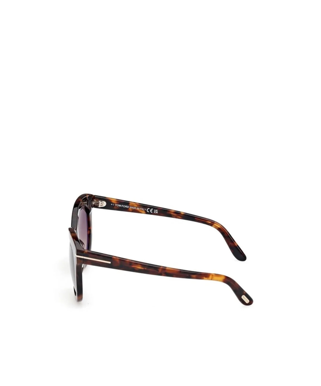 Tom Ford Eyewear Odette Oval Frame Sunglasses In Multi