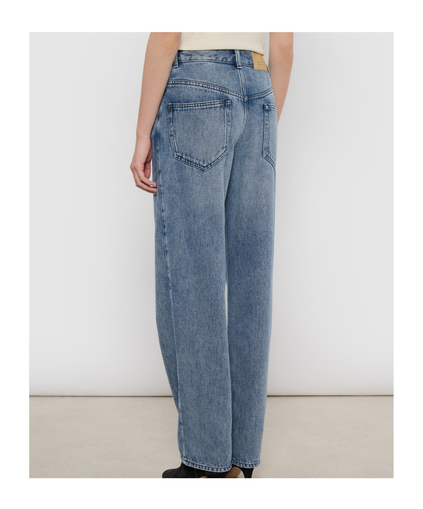 Isabel Marant Jeans With Belt Loops In Blue
