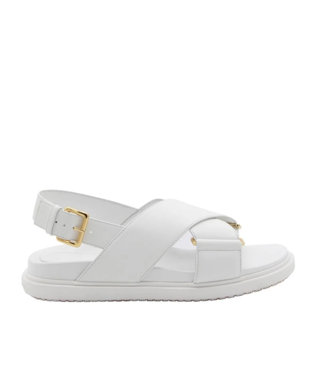 Marni Fussbett Sandals In White