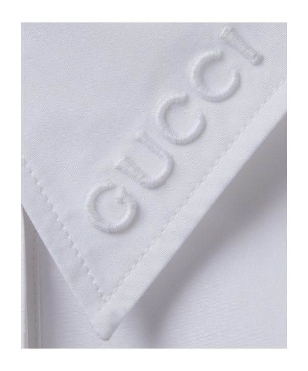 Gucci Cotton Poplin Shirt In White