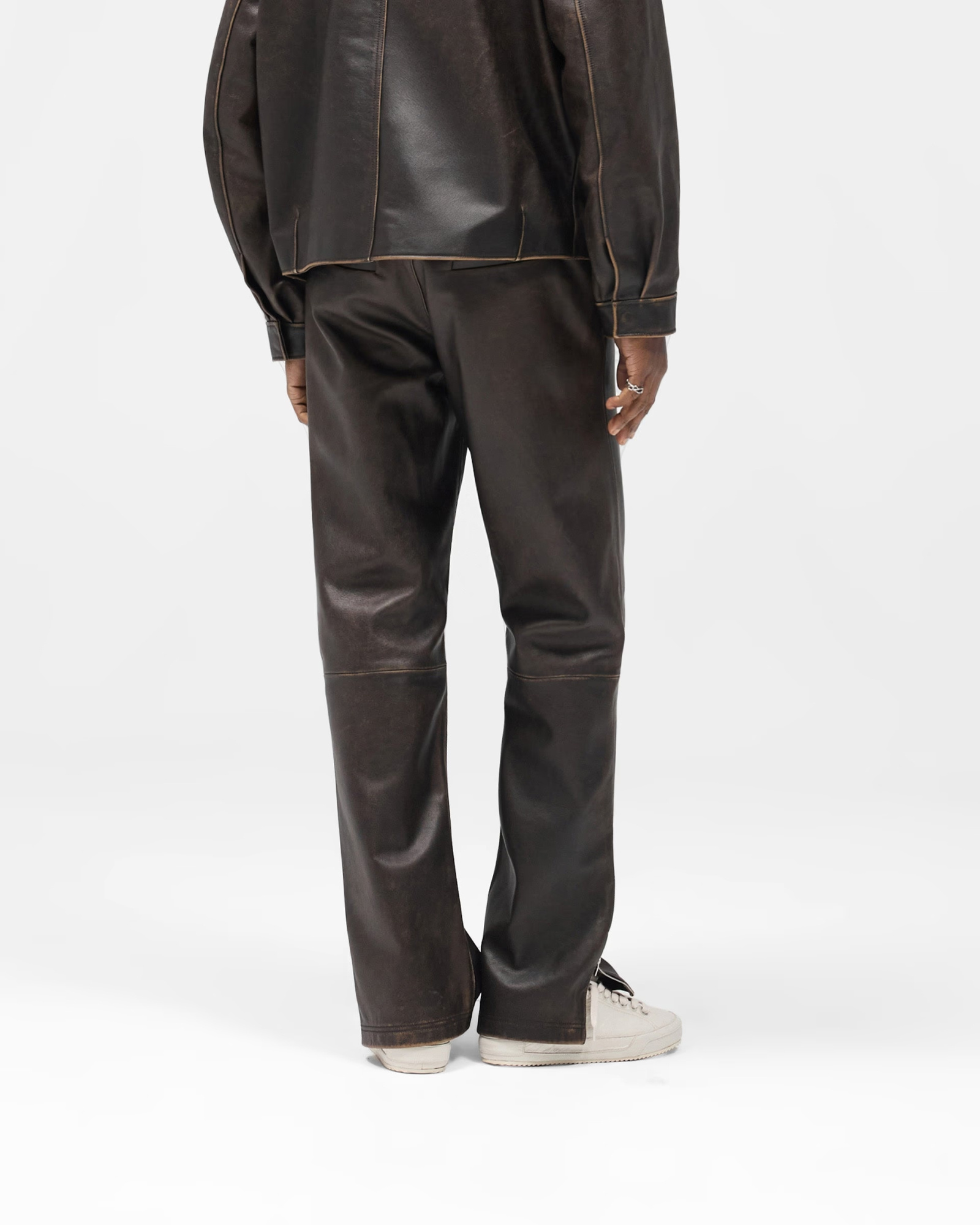 Represent Belt Loop Casual Pants In Black