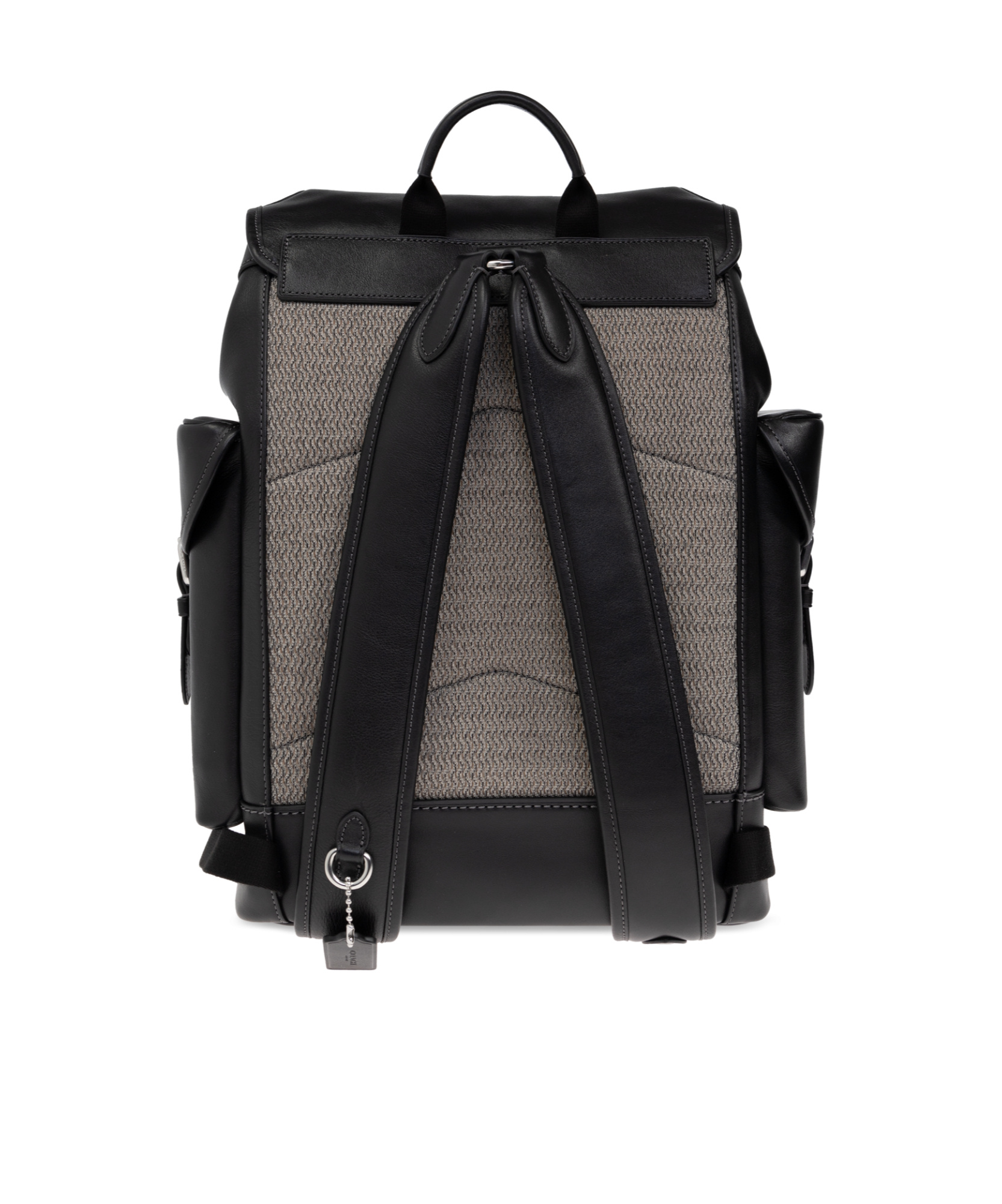 Coach Flip Backpack In Black