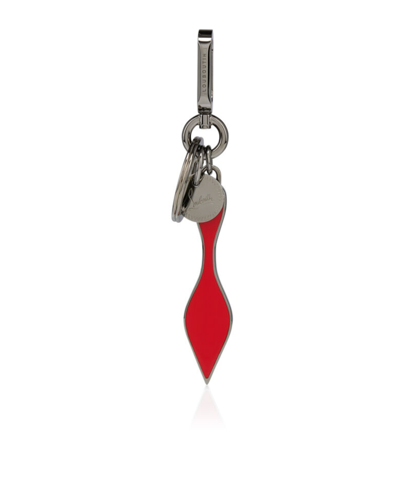 Christian Louboutin Mooncrest Keychain In Red