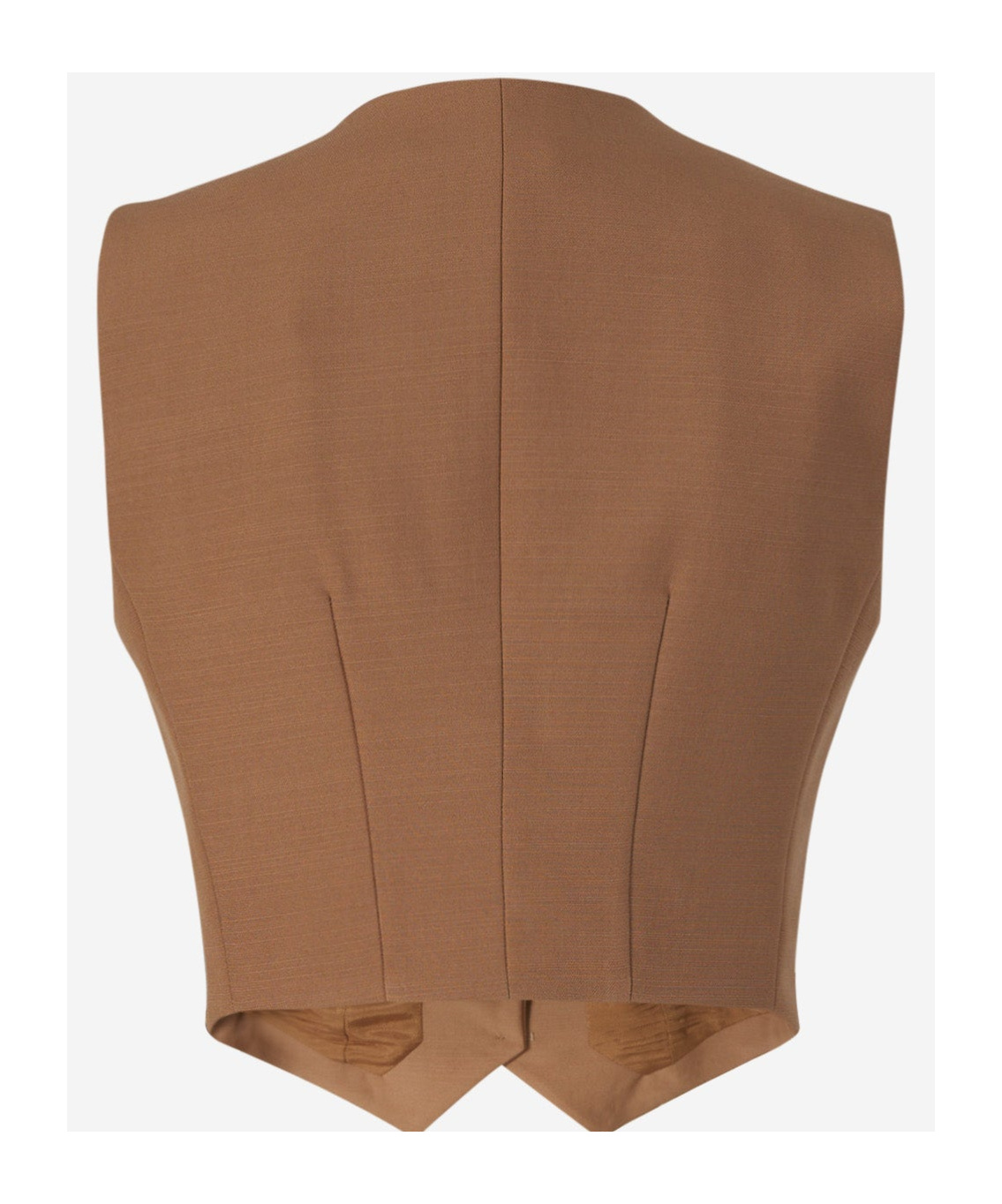 Stella Mccartney Sleeveless Vest In Brown