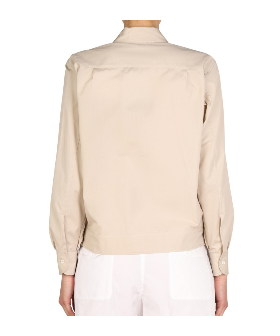 Aspesi Poplin Shirt In Beige