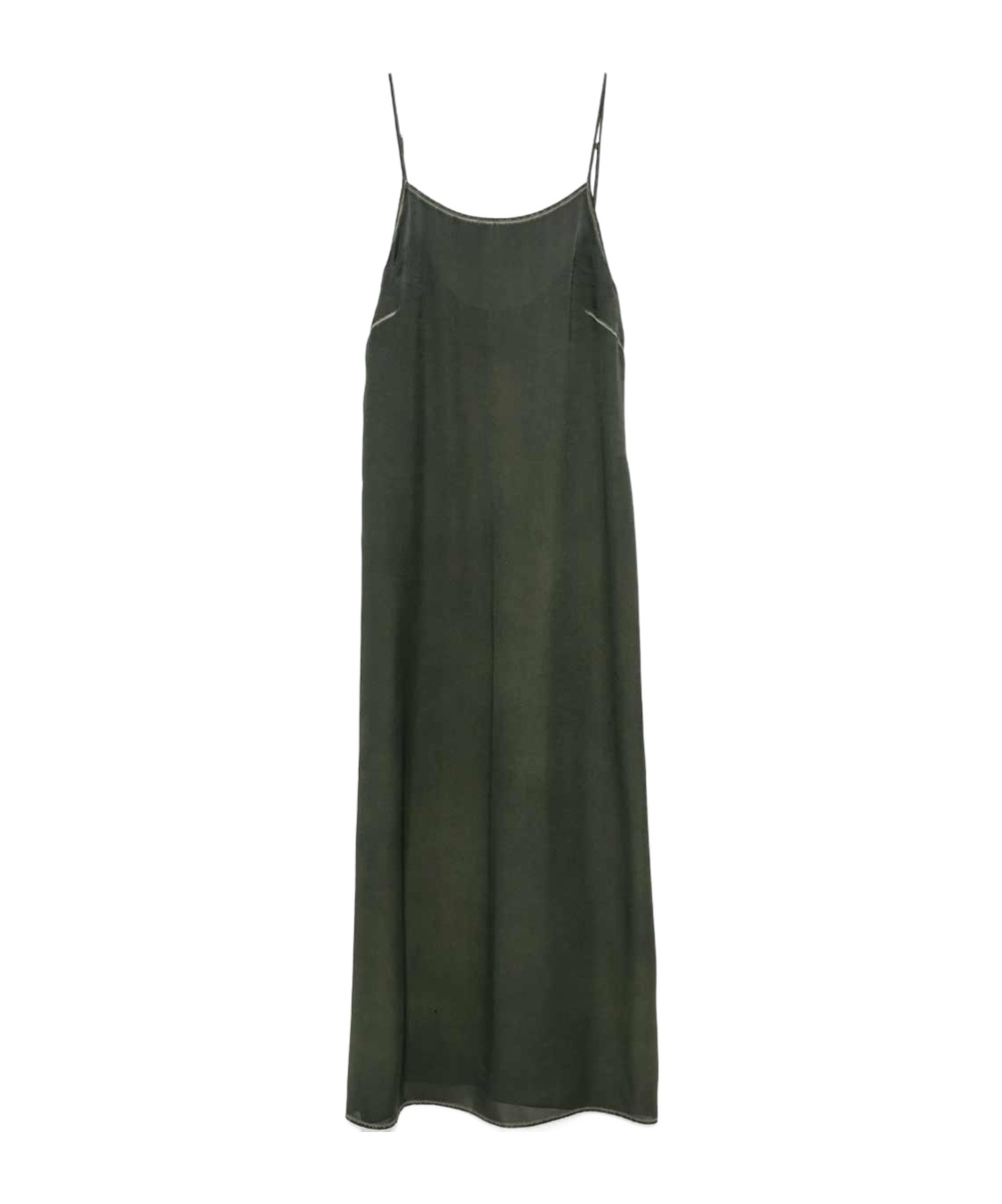 Shop Uma Wang Sling Dress In Green