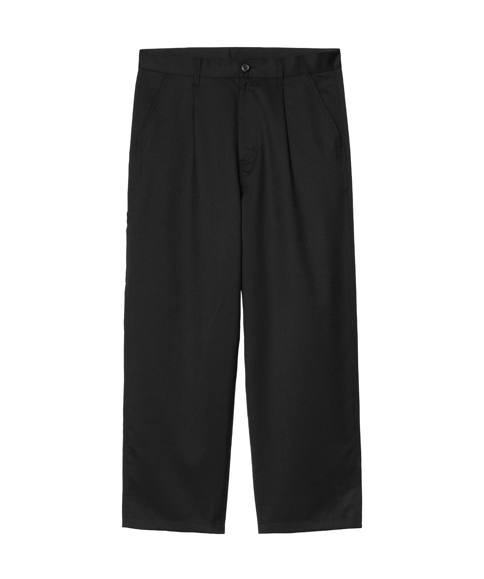 Carhartt "landon" Denim Pants Straight Leg In Black