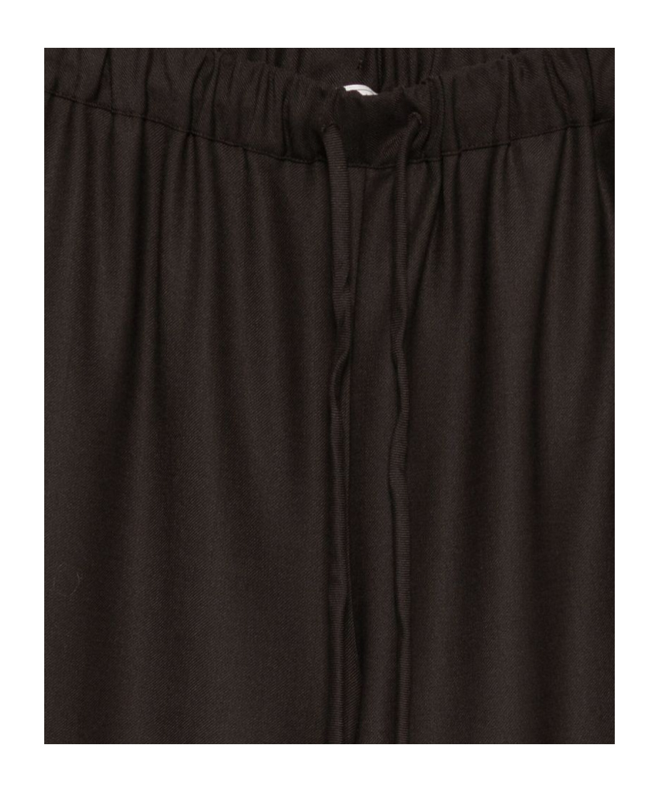 Antonelli Drawstring Waist Casual Pants In Brown
